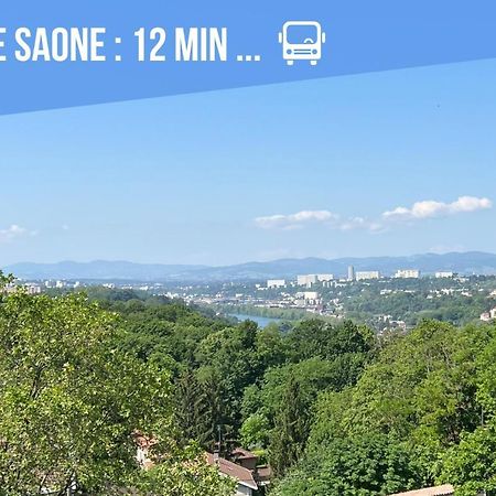 Le Calme - Design - Vue Panoramique Sur La Saone Διαμέρισμα Caluire-et-Cuire Εξωτερικό φωτογραφία