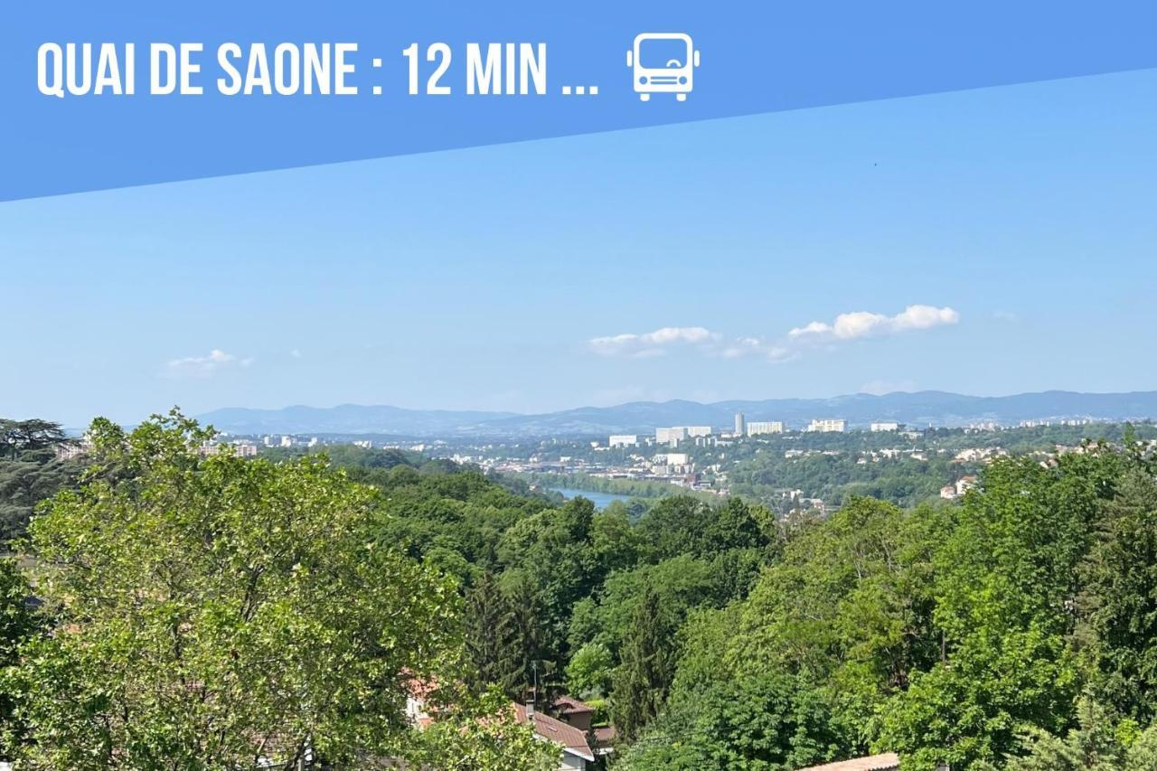 Le Calme - Design - Vue Panoramique Sur La Saone Διαμέρισμα Caluire-et-Cuire Εξωτερικό φωτογραφία